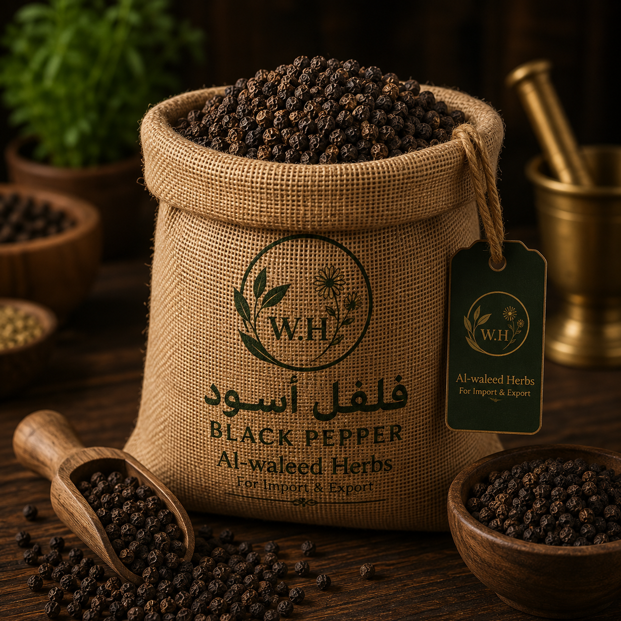 Black Pepper Egyptian export product